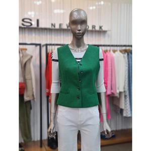 제시뉴욕 세이브존05 하운드 체크 베스트 BE2-SZNRVQ0340GRM