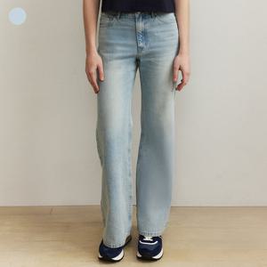 [게스]여성 L톤 뉴 플레어 와이드 청바지 OP2D5005