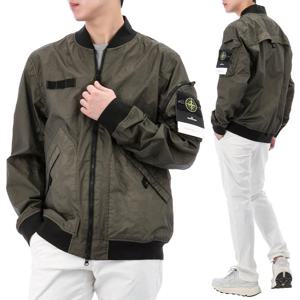 25SS 스톤아일랜드 와펜 패치 멤브라나 봄버 자켓 K1S154100004 S0A21 V0054