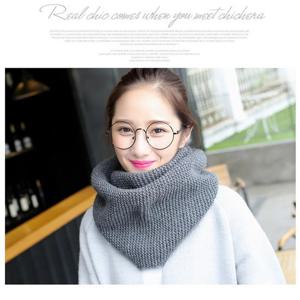 니트 넥워머 그레이 여성용 남자목도리 니트목도리