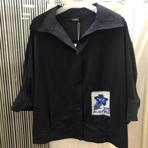 오프리미츠 HC13 자수프린트 블루종 M24BL1507