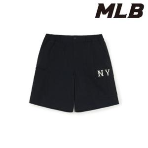 MLB (3ASMB0553-50BKS) 베이직 고프코어 코튼터치 6부 카고 버뮤다팬츠