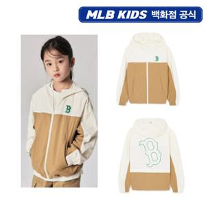 [MLB키즈] 아웃도어 컬러블럭 바람막이 7AWJCP143-43BGS