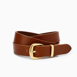 [질스튜어트] 브라운 프리미엄 통가죽 여성벨트  JABE4F121W2