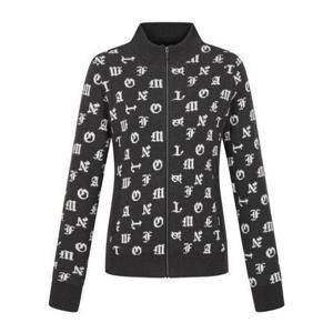 [팬텀][팬텀골프]여성 자가드 방풍 집업 니트 가디건 221D4SD202