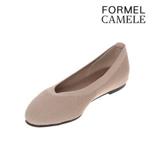 [포멜카멜레(슈즈)]카멜레 니팅 블랑켓 플랫 베이지 FLS1F1SP034