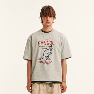 캉골 드로잉 티셔츠 2772 멜란지그레이 KRECST27720BK