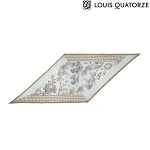 [루이까또즈(스카프)](2ESD955BE) 카리엔느 마름모 린넨실크 스카프 베이지