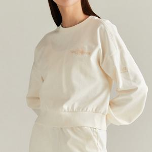 뉴발란스 여성 세미크롭 라운드 맨투맨 NBNCD2W302-64