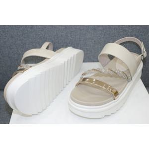 [미소페]미소페 여성 소가죽 캐주얼 샌들 - 112324001_SC