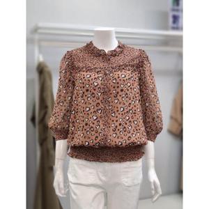 베스띠벨리 세이브존02 밴딩 블라우스 BJ-BAH2406-BEP