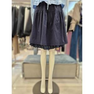 부루앤쥬디 세이브존03 부루앤쥬디 밑단 레이스 배색 스커트 AGBBRESK105BA