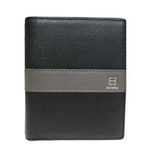 [에스콰이아]신상 엣지 그레이 가죽띠 라인 포인트 심플 유니크 남성 중지갑 EODFPN241GY