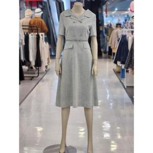 SOUP 세이브존07 더블 버튼 벨티드 원피스 VA5OP3A1