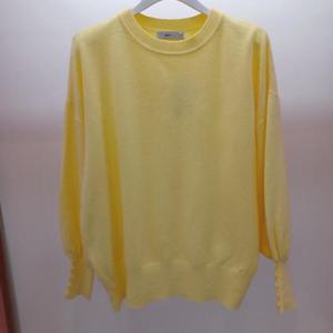 Destijl HC06 봄느낌 부드러운 비스코스 깔끔한 라운드 무지 니트티 D2521sw04Y