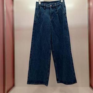 Latium HC06 데님 핀턱 딥 통와이드 청바지 팬츠 T2523pt09B