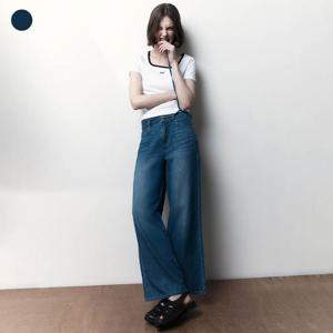 [게스]여성 M톤 저밀도 스트링 와이드 청바지 OP2D5015