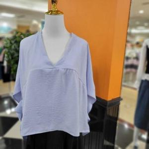 파파야 DP01 오버핏 가오리 블라우스 PNPRBL001B