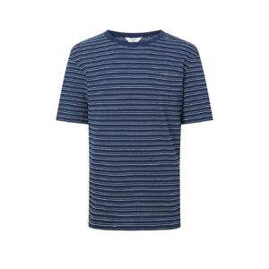 헤지스남성 스트라이프 패턴 크루넥 반팔 티셔츠 HZTS5B507B2