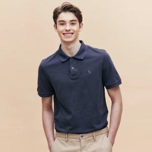 헤지스남성 아이코닉 멜란지 반팔 피케 티셔츠 HZTS5B405G3