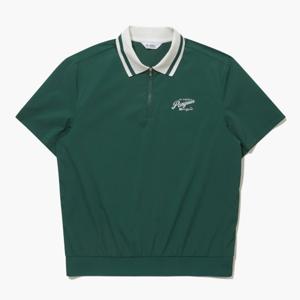 남성 홑겹 우븐 반팔티셔츠 딥그린(MQ121PTS31)