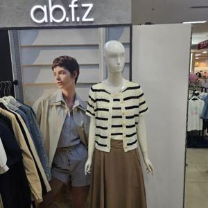 Ab.f.z DP01 앙상블set단가라반팔가디건 AFZ2HY33