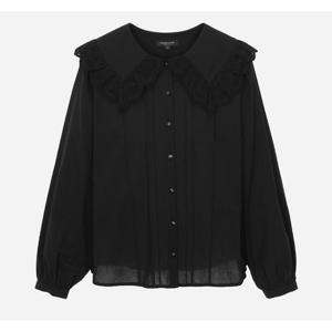 [써스데이아일랜드]빅카라 레이스 포인트 블라우스(T252MBL132W)