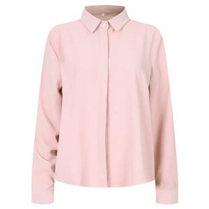 샵앤) 여성 카라넥 링클프리 히든버튼 정장 긴팔 블라우스 INT-WBL-20546-핑크