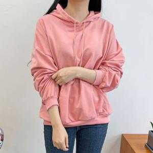 네바 여자 베이직 무지 후드티 SD-220946