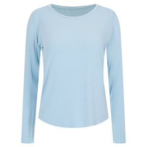 샵앤) 여성 국산 라운드넥 이너겸용 스판 실키 긴팔 무지 티셔츠 DAI-WSH-20384-소라