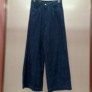 Latium HC06 데님 국내생산 허리반밴딩 부드럽고 얇은 통와이드 청통바지 T2523pt13