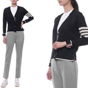 [톰브라운] 25SS 여성 사선 스트라이프 울 가디건 (FKC334D Y1014 001 25S)