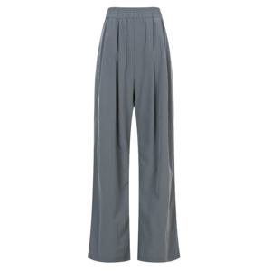 샵앤) 여성 허리밴딩 일자 통 바스락 와이드핏 쿨링 팬츠 NTT-WPT-20584-먹색