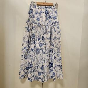 스테파니 HC07 플라워 나염 예루아 나염 밴딩 롱 스커트 A25SK5209