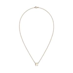 에르메스 미니 팝아슈 펜던트 로즈 골드 하드웨어   블랑 H147992FO49