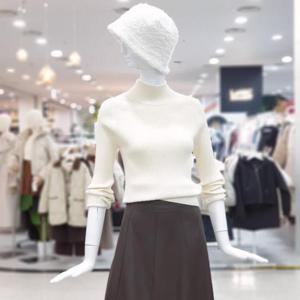 abfz sh06 반목 골지 스판 반폴라 니트 SLCHZ1W43B