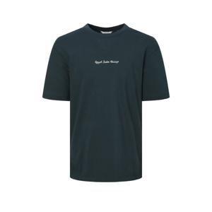 헤지스  25SS  남성 그린 로고자수 면 반팔티셔츠 HZTS5B705E2