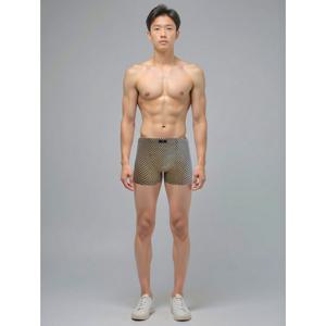 [바바라(언더웨어)]기화학적 무늬독일 직수입 실크 남성 드로즈 GMT2196D