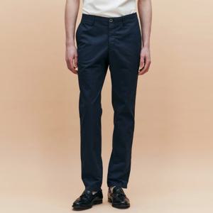 헤지스  25SS  남성 네이비 스트레치 가먼트다잉 치노 팬츠 HZPA5B361N2