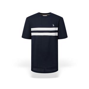 [헤지스] 남성 컬러블럭 크루넥 반팔티셔츠 HZTS5B546N2