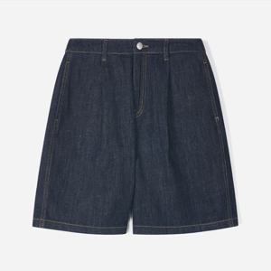 [클라이드]여성 숏 원턱 데님반바지 FPBDP785F