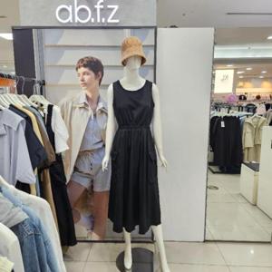 Ab.f.z DP01 허리밴딩포켓민소매원피스 AFZ2HO39