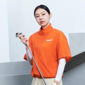 JDX DP01 스트라이프 에리 반팔 아노락 X1WJW6102