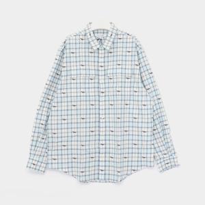 메종키츠네 25SS 더블포켓 스케이트 남성 셔츠 OM00425WW0118 0178