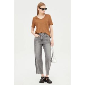 [시슬리]SATS37431 BR  SUMMER  헤이니 포켓 린넨 티셔츠