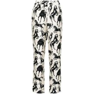 25 FW 발망 홀스 프린트 실크 테이퍼드 팬츠 CF1PM020SD44 TP432127107