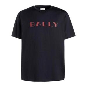 25 FW 발리 로고 프린트 오가닉 코튼 티셔츠 MJE079CO018 TP432104077