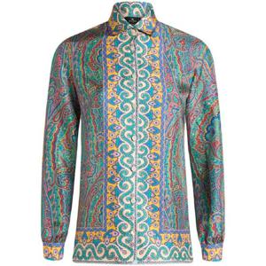 25 FW 에트로 페이즐리 프린트 실크 셔츠 WRIA0019AV599 TP433170656
