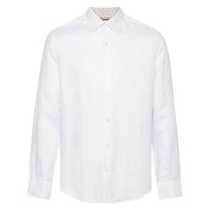 25 FW 보스 스프레드 칼라 리넨 혼방 셔츠 50513676 TP433900097