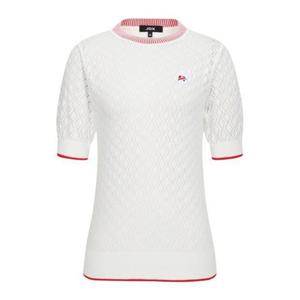 JDX HC11 여성 전판 아트웍 라운드넥  니트 X2SPW6354